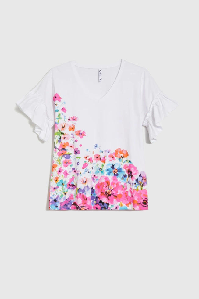 WOMEN'S TSHIRT L-TS-4710 MULTICOLOUR-set