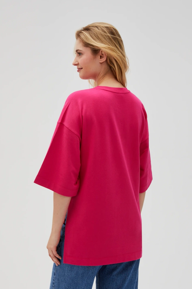 BLUZA DAMSKA L-BL-4602 FUCHSIA-pakiet