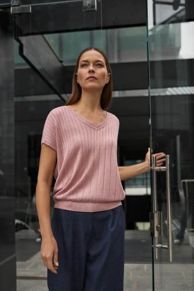 SWETER DAMSKI L-SW-4902 L.PINK