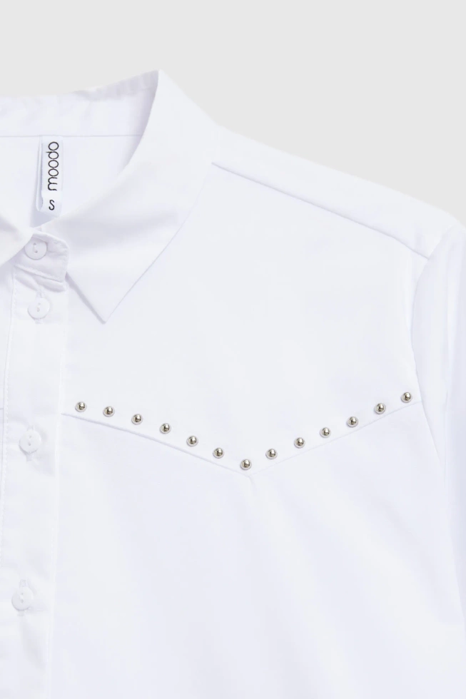 WOMEN'S SHIRT L-KO-4904 WHITE