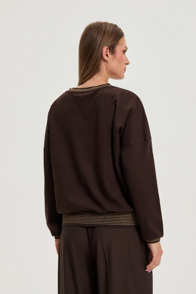 BLUZA DAMSKA Z-BL-4801 BROWN