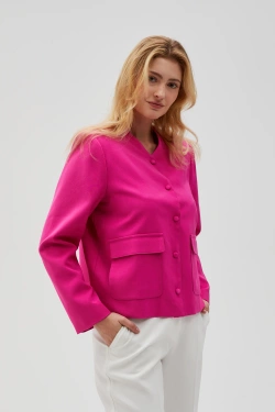 WOMEN'S JACKETS L-KU-4618 FUCHSIA-set
