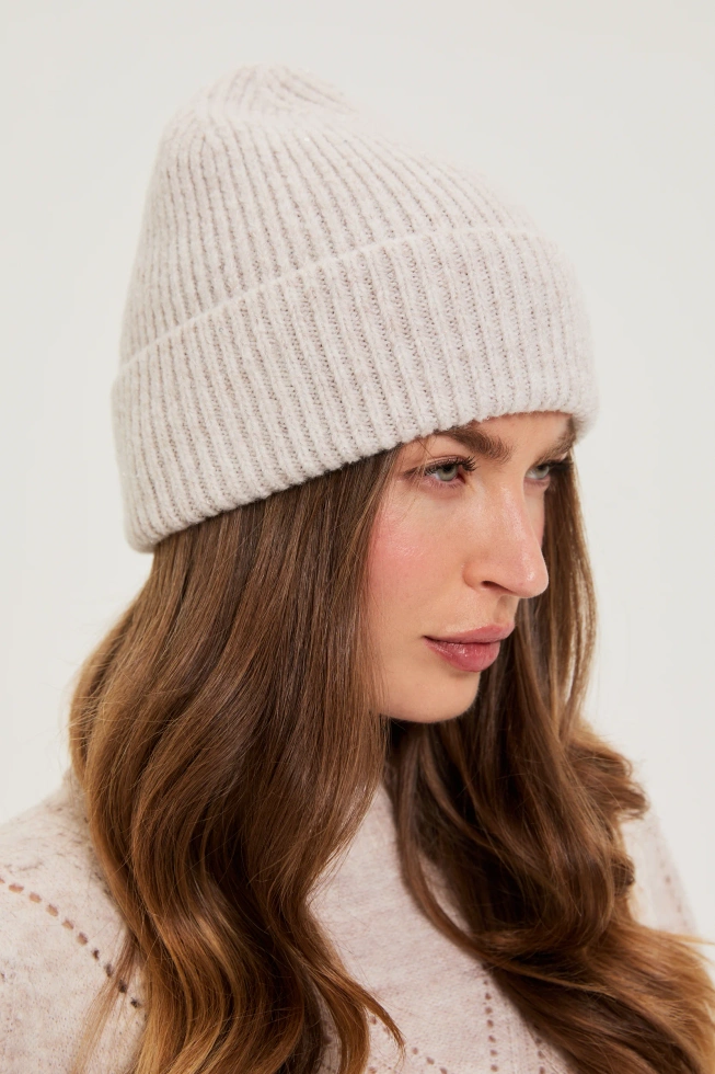 WOMEN'S HAT Z-CZ-4812 L.BEIGE-set