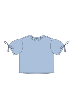 WOMEN'S TSHIRT L-TS-4948 L.BLUE