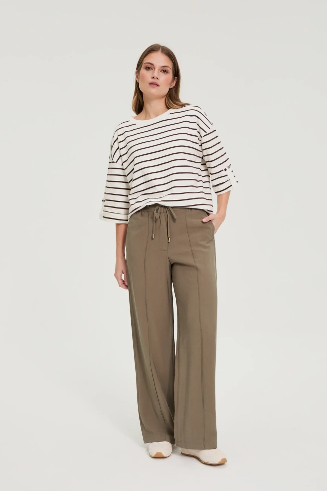 WOMEN'S PANTS L-SP-4903 D.OLIVE