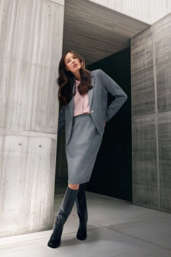 SPÓDNICA DAMSKA Z-SC-4503 GREY