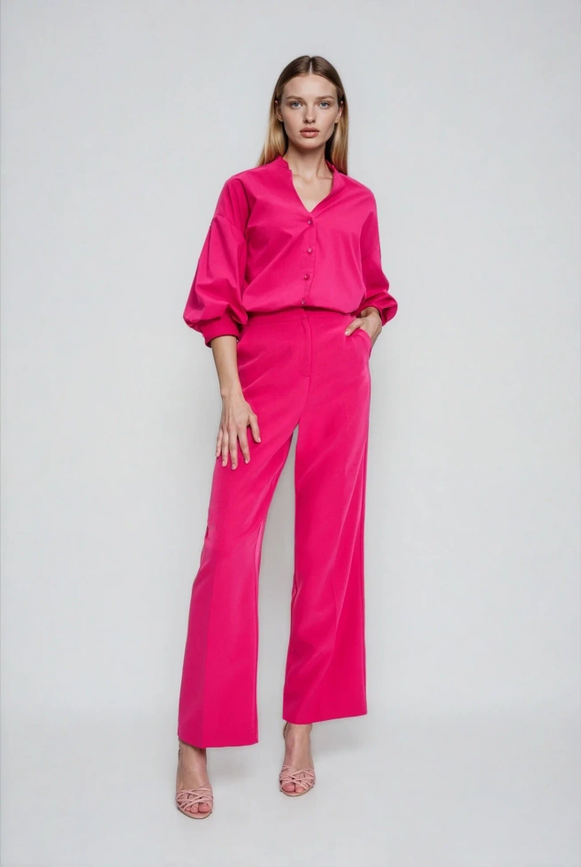 WOMEN'S PANTS L-SP-4915 FUCHSIA