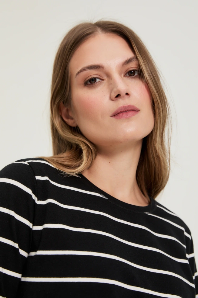 WOMEN'S LONGSLEEVE L-TS-4905 BLACK