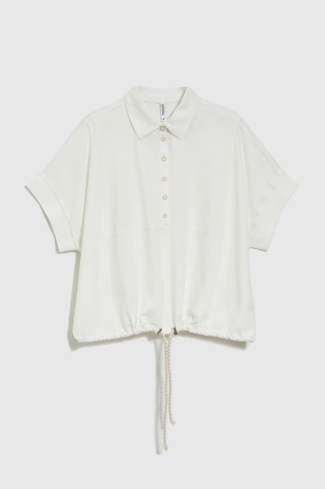 WOMEN'S SWEATSHIRT L-BL-4613 OFF WHITE