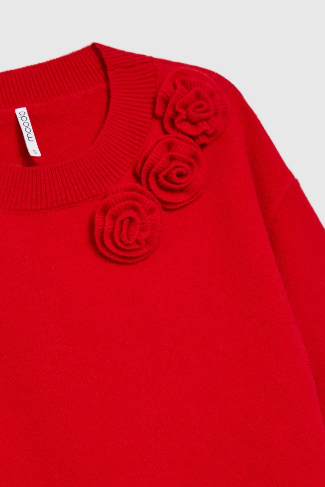 SWETER DAMSKI Z-SW-4883 RED