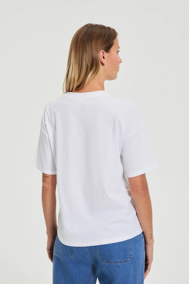 WOMEN'S TSHIRT L-TS-4915 WHITE