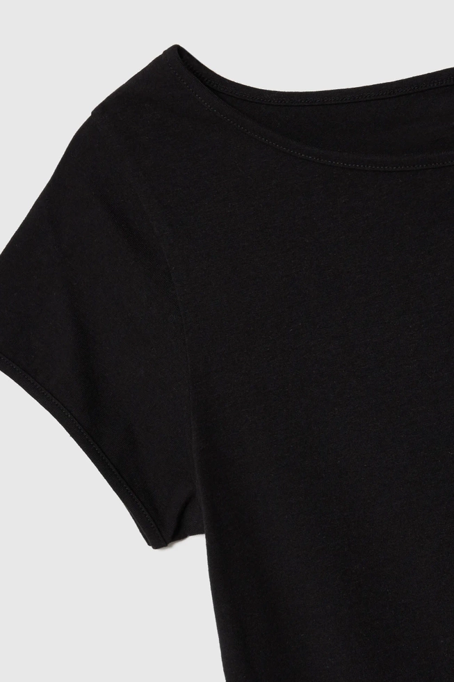 WOMEN'S TSHIRT L-TS-4622 BLACK