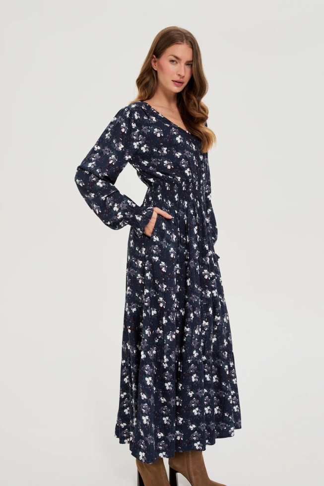 WOMEN'S DRESS Z-SU-4809 NAVY