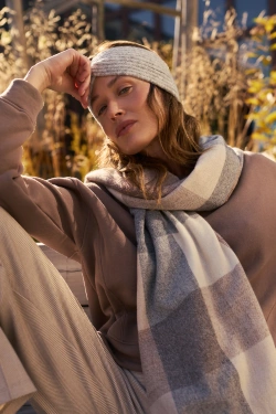 WOMEN'S HAT Z-CZ-4801 L.GREY MEL-set