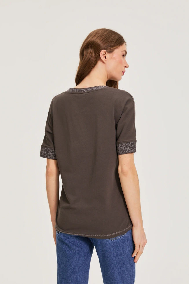 KOSZULKA DAMSKA L-TS-4912 GREY