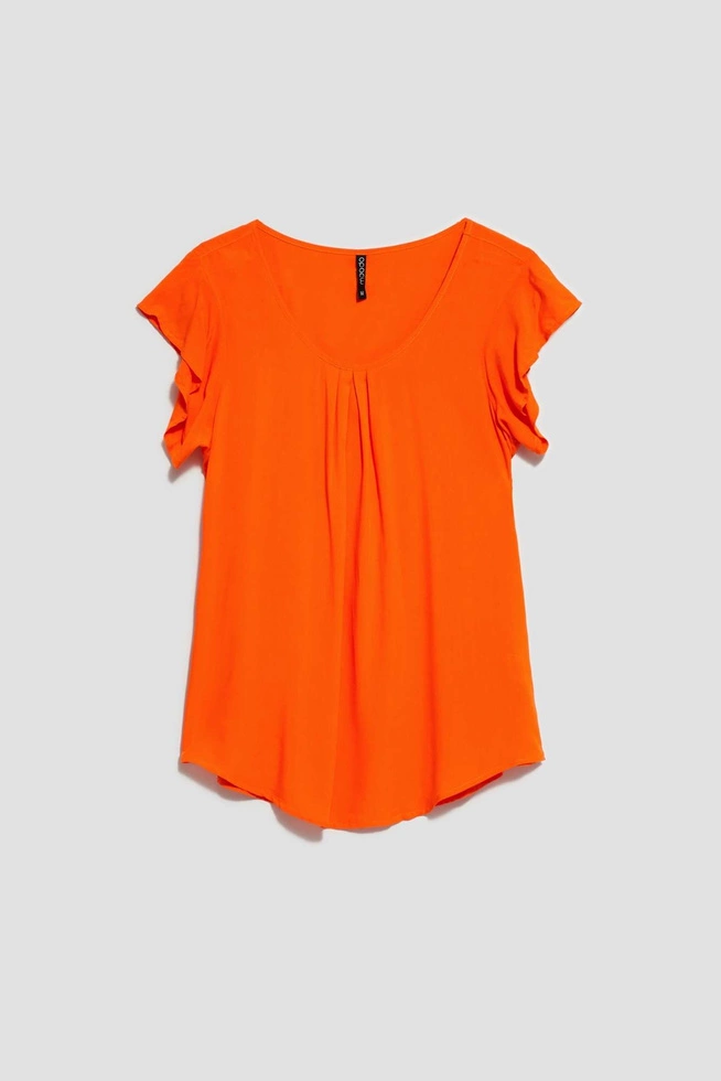 KOSZULA DAMSKA L-KO-4029 ORANGE