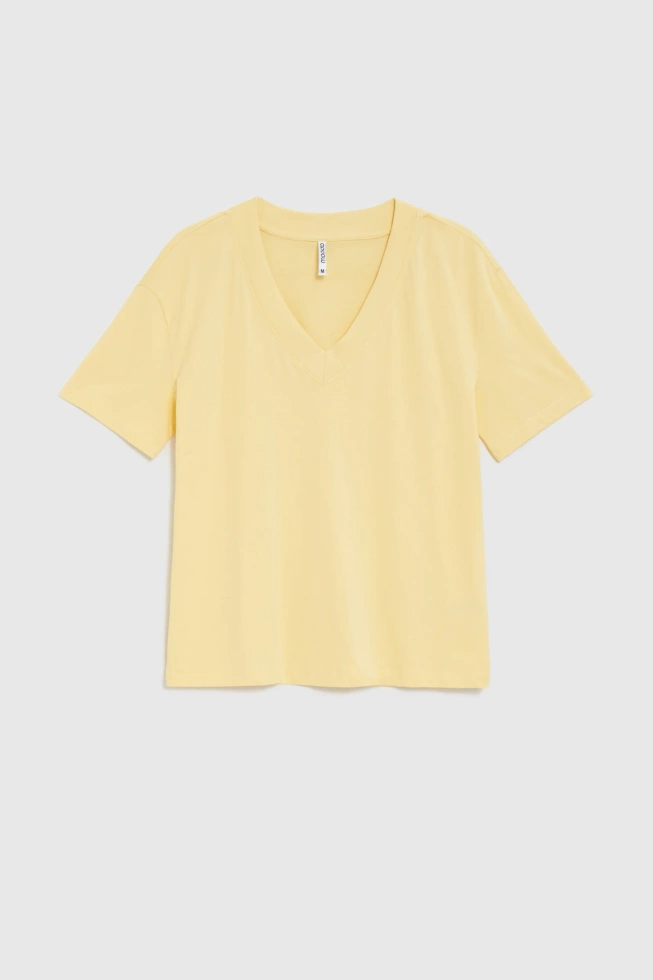 WOMEN'S TSHIRT L-TS-4950 L.YELLOW