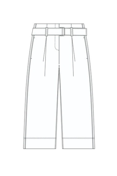 WOMEN'S PANTS L-SP-4929 WHITE