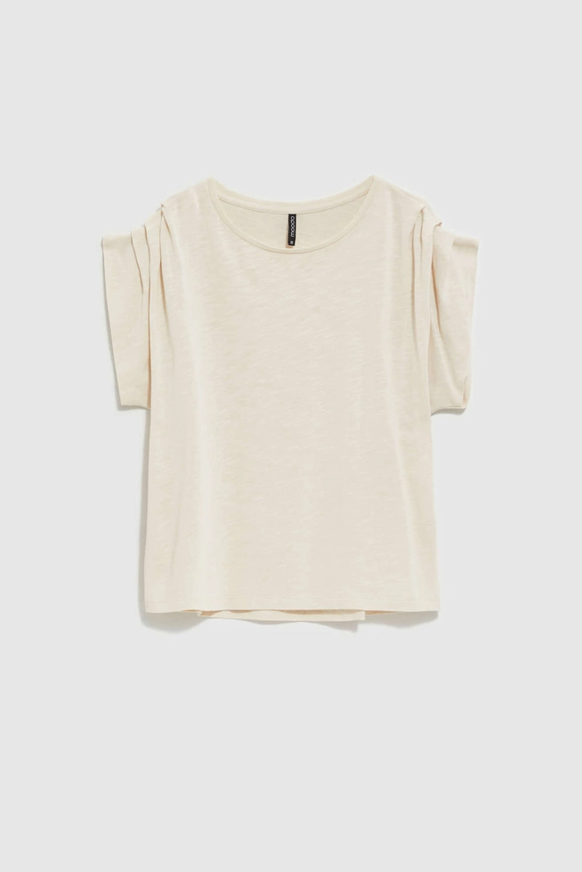 LADIES TSHIRT L-TS-3772 L.BEIGE