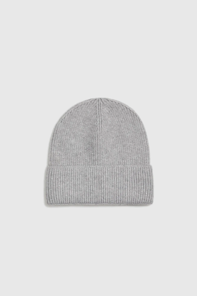WOMEN'S HAT Z-CZ-4814 D.GREY MEL