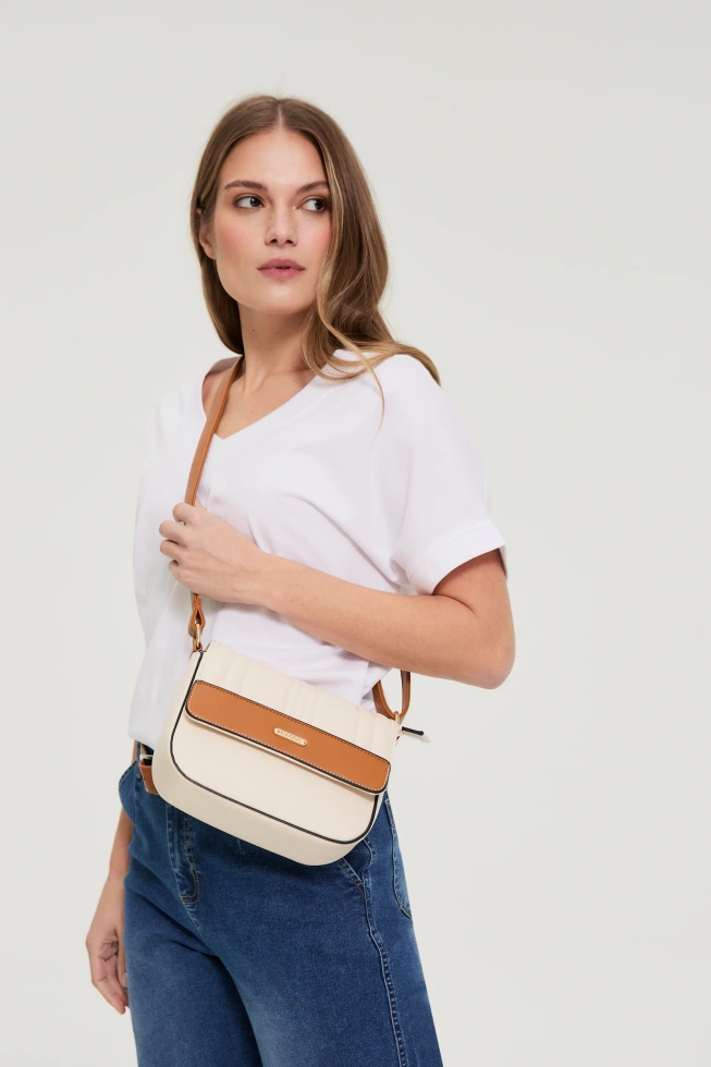 TORBA DAMSKA L-TO-4909 BEIGE-pakiet