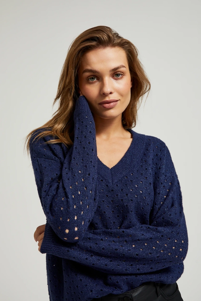 WOMEN'S SWEATER Z-SW-4520 NAVY