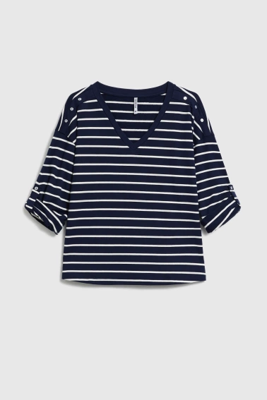 WOMEN'S SWEATSHIRT L-BL-4910 NAVY