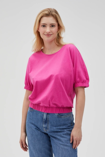 KOSZULKA DAMSKA L-TS-4618 FUCHSIA