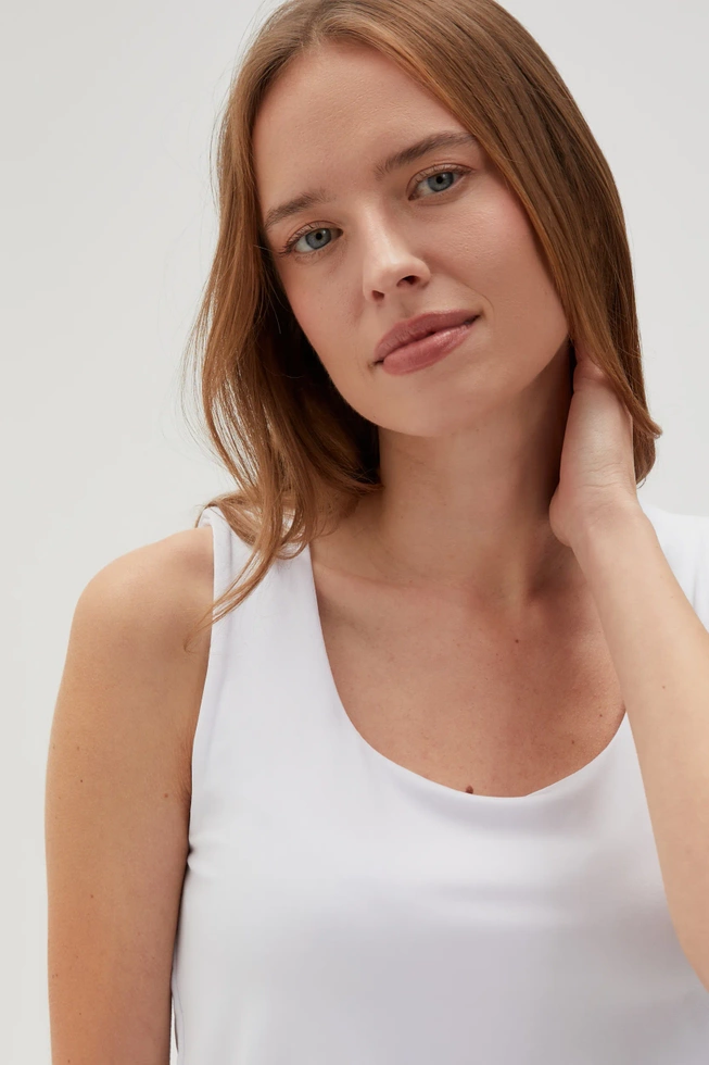 WOMEN'S TOP L-TS-4606 WHITE