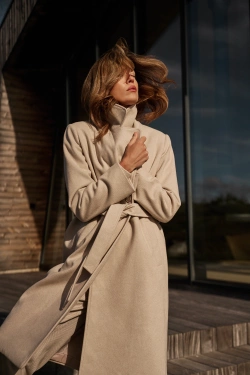 WOMEN'S JACKETS Z-KU-4805 L.BEIGE