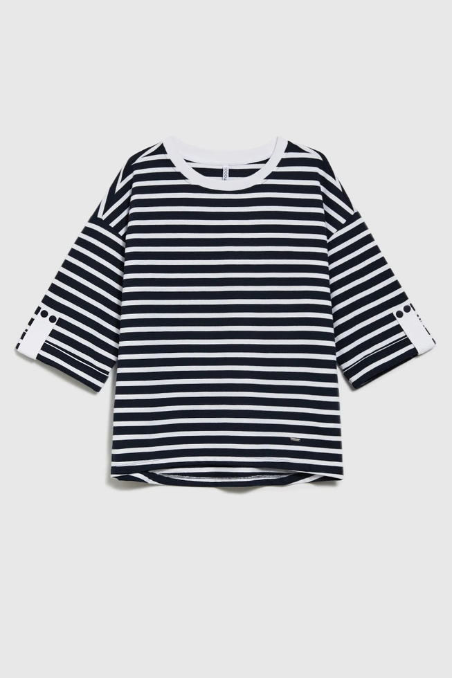 BLUZA DAMSKA L-BL-4607 NAVY