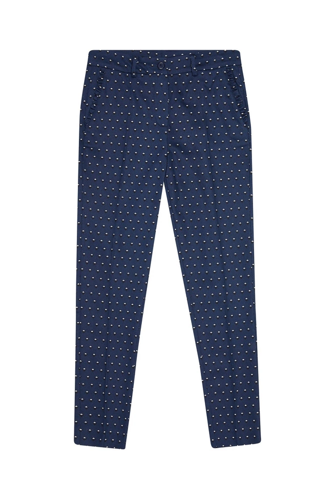 Creased trousers