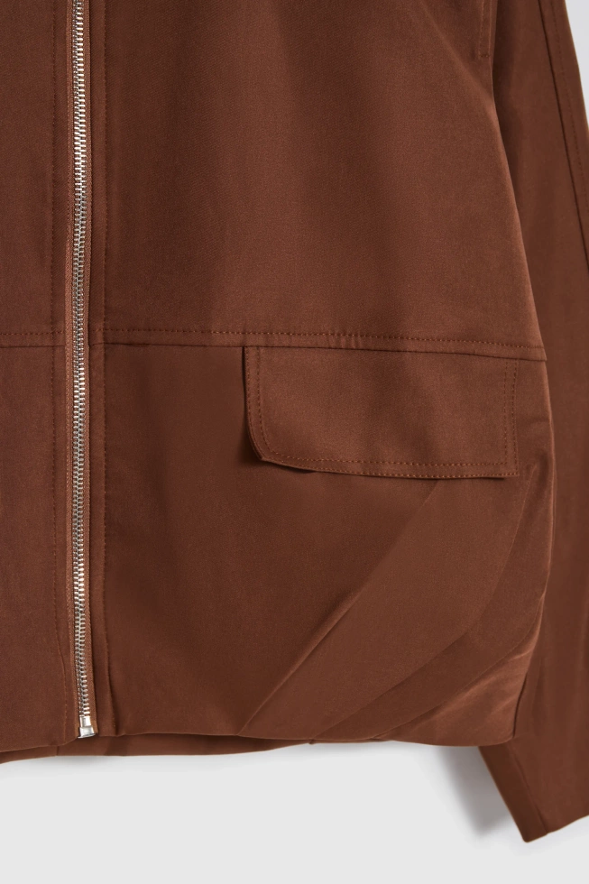 WOMEN'S JACKETS L-KU-4920 BROWN