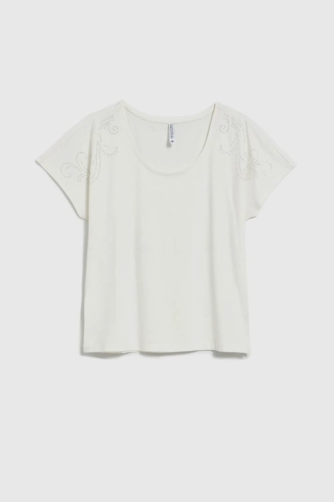 WOMEN'S TSHIRT L-TS-4659 OFF WHITE-set