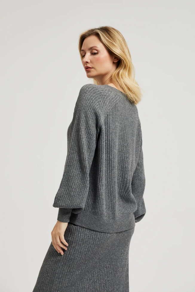 WOMEN'S SWEATER Z-SW-4531 GREY MEL