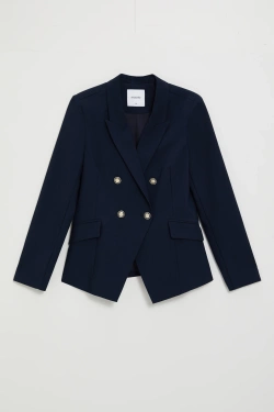 MARYNARKA DAMSKA L-MR-4925 NAVY-pakiet