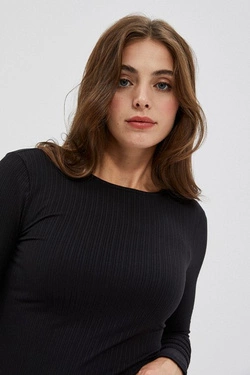 LADIES LONGSLEEVE L-TS-4008 BLACK