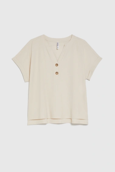 KOSZULKA DAMSKA L-TS-4982 L.BEIGE-pakiet