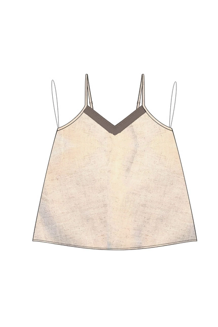 KOSZULA DAMSKA L-KO-4953 L.BEIGE