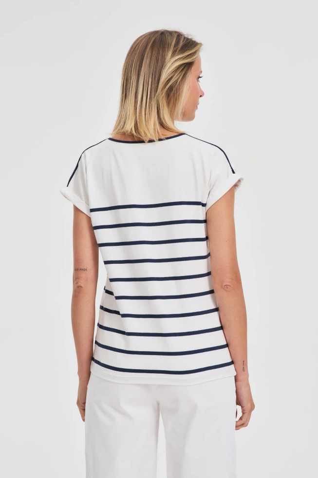 WOMEN'S TSHIRT L-TS-4655 NAVY