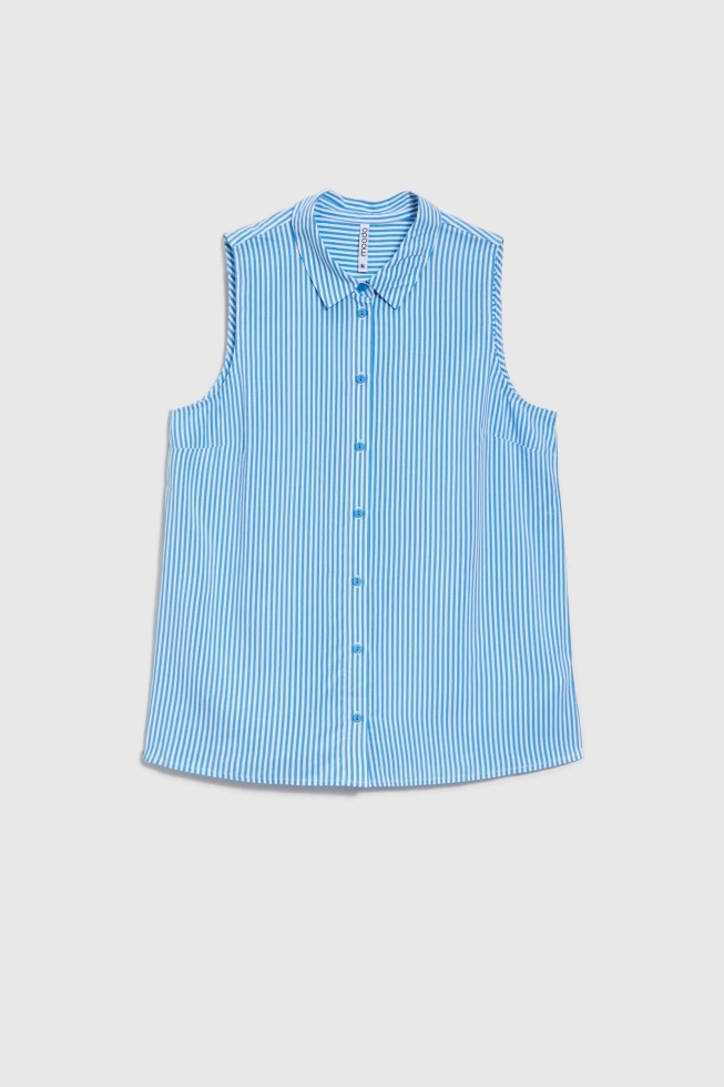 KOSZULA DAMSKA L-KO-4663 WHITE_BLUE-pakiet