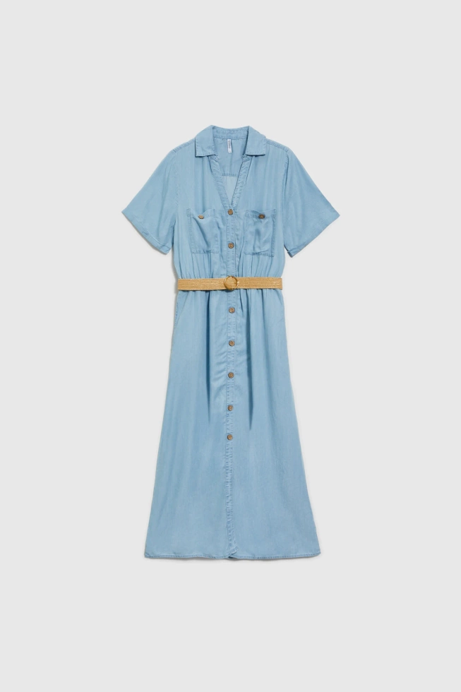 WOMEN'S DRESS L-SU-4621 BLUE