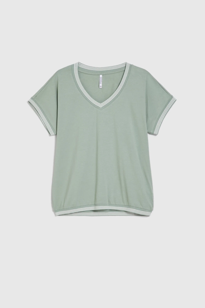WOMEN'S TSHIRT L-TS-4908 OLIVE-set