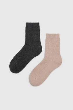 SKARPETKI DAMSKIE Z-SK-4509 DUSTY PINK