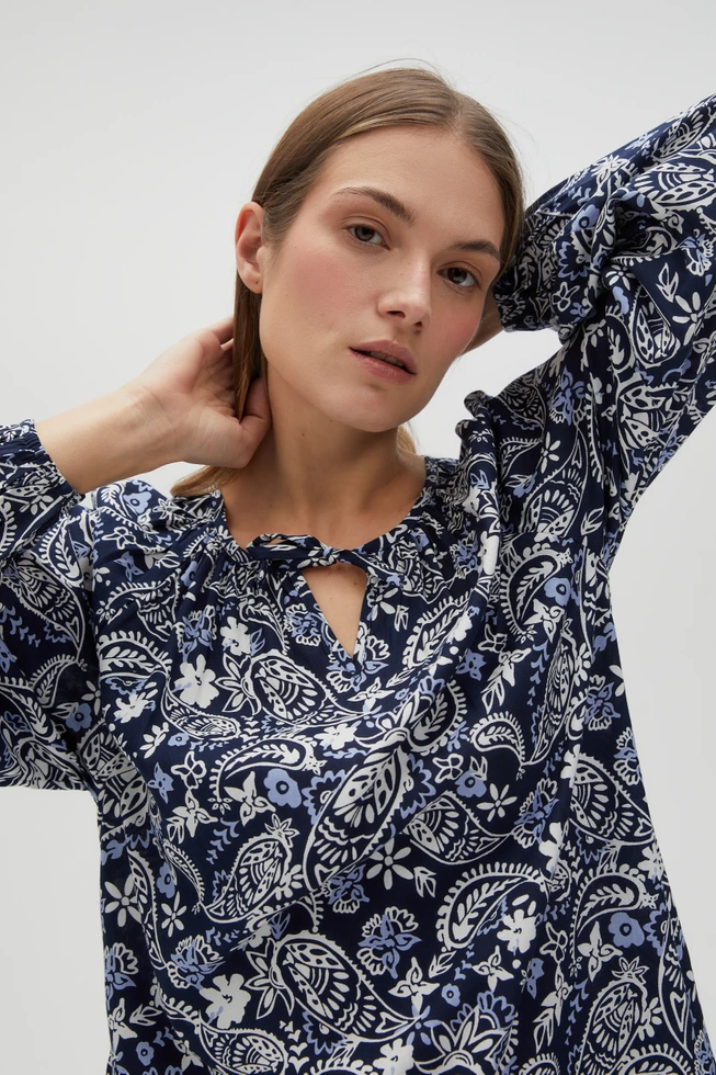 WOMEN'S DRESS L-SU-4608 NAVY