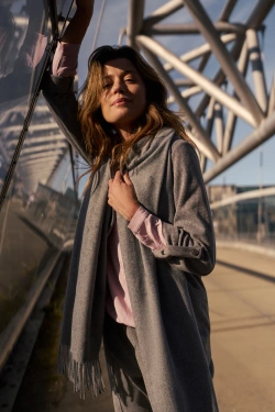 SZALIK DAMSKI Z-SZ-4807 L.GREY-pakiet