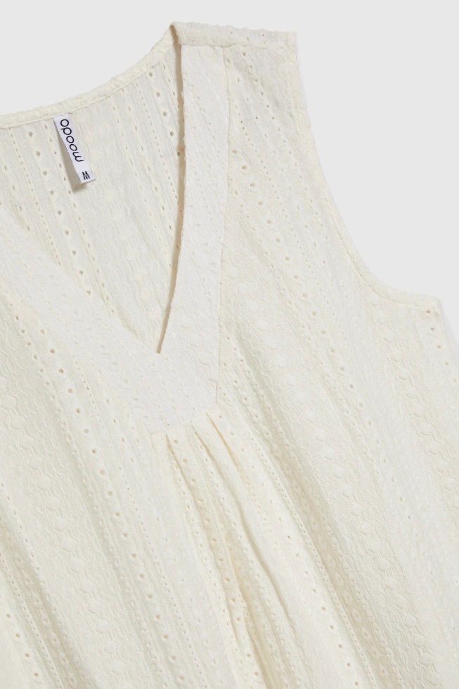 WOMEN'S TOP L-TS-4677 OFF WHITE