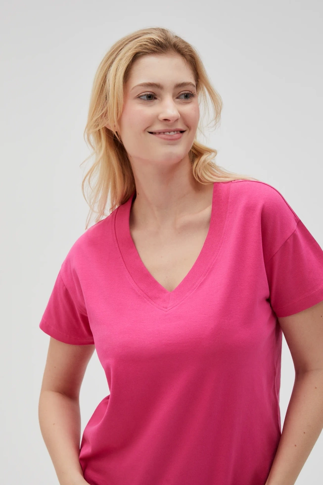 WOMEN'S TSHIRT L-TS-4625 FUCHSIA