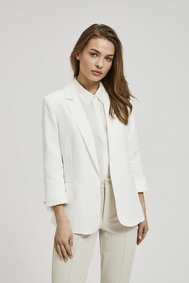 MARYNARKA DAMSKA L-MR-4308 OFF WHITE