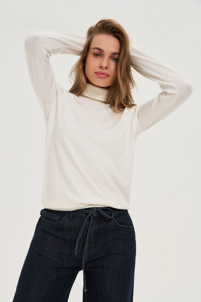 SWETER DAMSKI Z-SW-4809 OFF WHITE